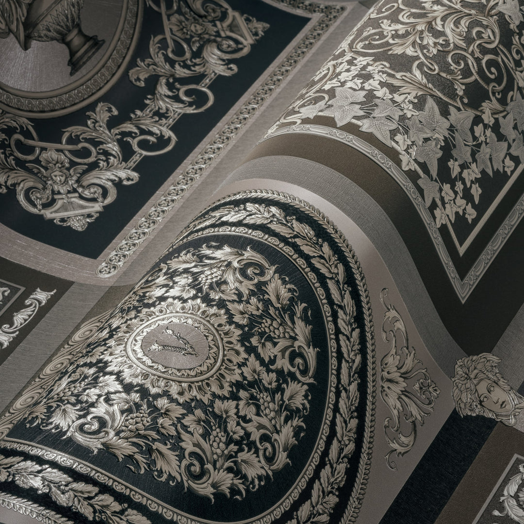 Reverie Heather 387044X by Versace Designer Wallpaper
