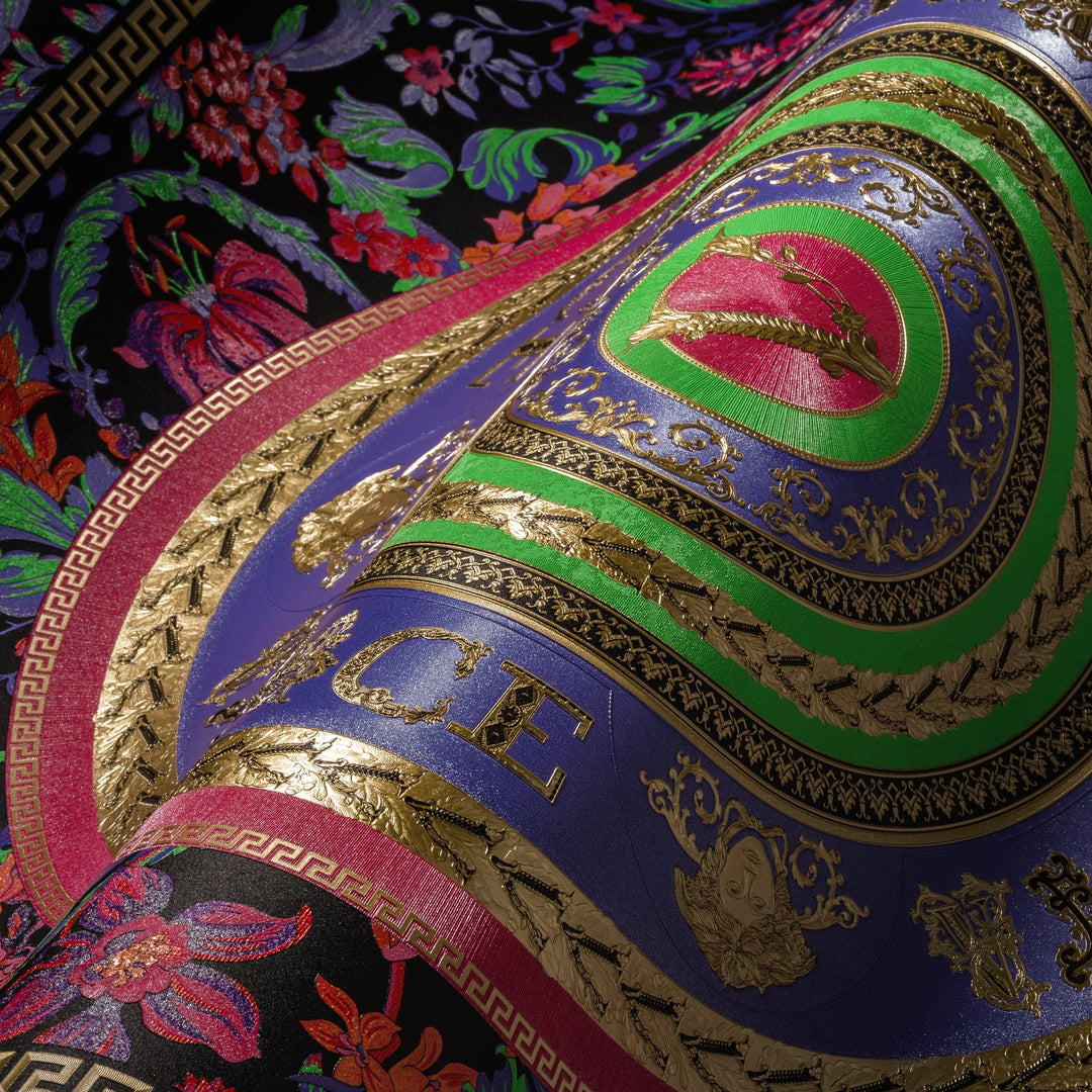 Ember Luminous 387051X by Versace Designer Wallpaper