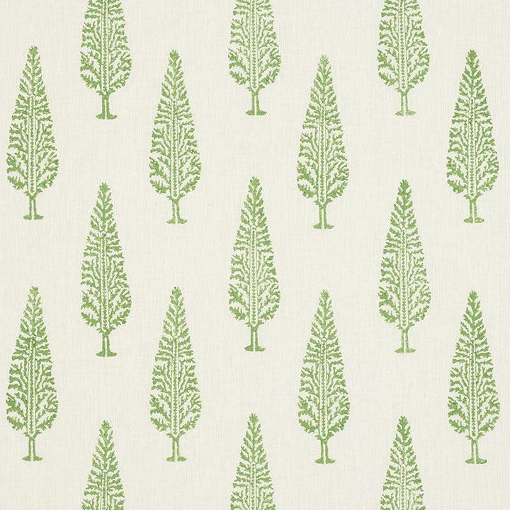 Juniper Block Print Green 178511 by Schumacher Designer Fabric Palampore 8.75" - Swanky Fabrics -