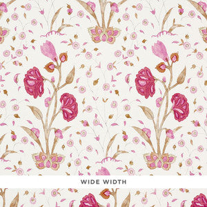 Khilana Floral Spice 5009951 by Schumacher Designer Wallpaper