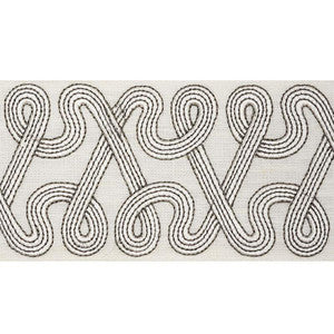 Freeform Embroidered Tape Dove 76730 by Schumacher Designer Trim