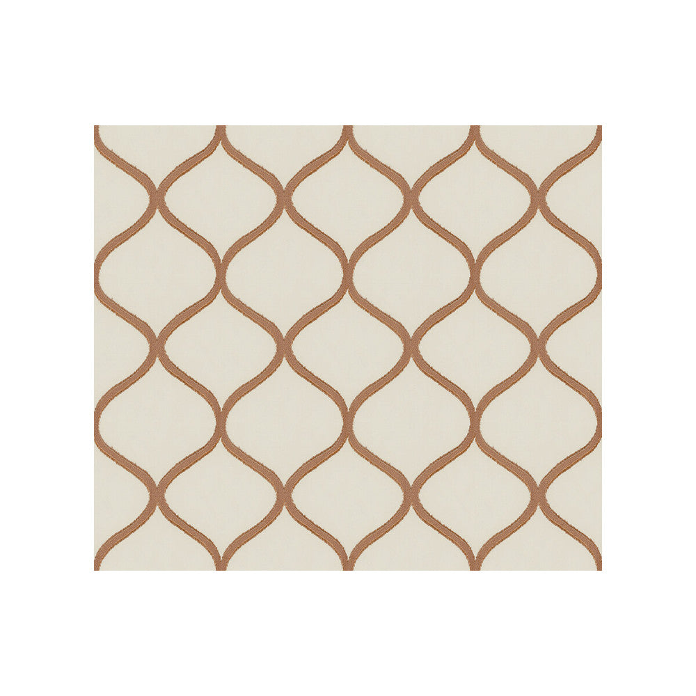 Liona Copper by Kravet Contract Designer Fabric POLYESTER FR - 100% Turkey Horizontal: 7 and Vertical: 7 118 - Swanky Fabrics -