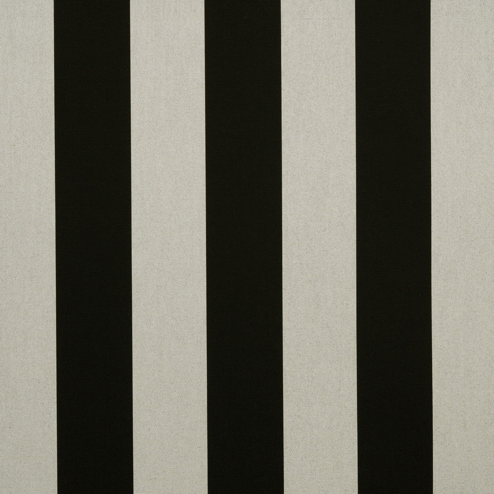 5704 Beaufort Black / White 6 Bar by Sunbrella Designer Fabric Sunbrella Awning Stripes 100% SunbrellaÂ® Acrylic USA or Imported 10-Year Horizontal: and Vertical: 46 in. - Swanky Fabrics -