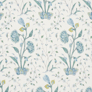 Khilana Floral Peacock 178331 by Schumacher Designer Fabric