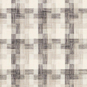 Boro Plaid Charcoal 73741 by Schumacher Designer Fabric