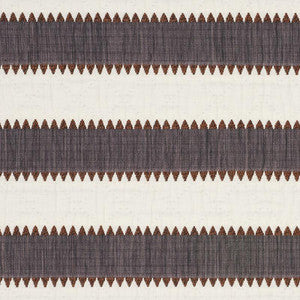 Isolde Stripe Matelass Cinder 76751 by Schumacher Designer Fabric