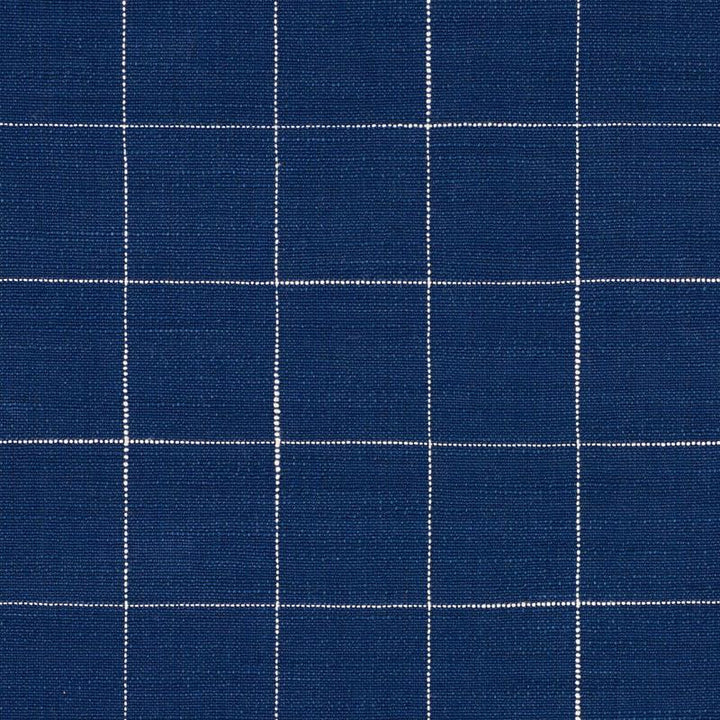 Marietta Indigo 76770 by Schumacher Designer Fabric A Country Life 1.75" - Swanky Fabrics -