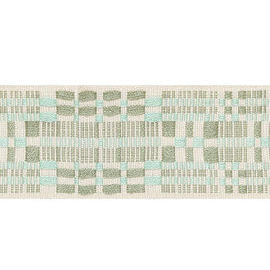 Brimfield Tape Sage 76952 by Schumacher Designer Trim