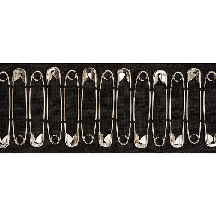 Punk Rock Mix Tape Black 77270 by Schumacher Designer Trim Johnson Hartig - Swanky Fabrics -
