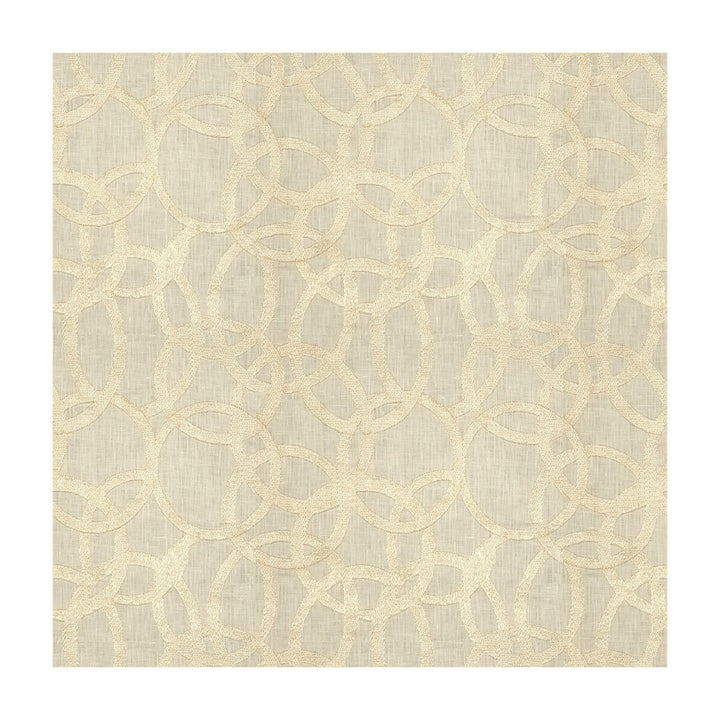 Keep Shining White Gold by Kravet Couture Designer Fabric MODERN LUXE LINEN - 62%;METALLIC - 20%;POLYESTER - 18% India LIGHT Horizontal: 13 and Vertical: 13 52 - Swanky Fabrics -