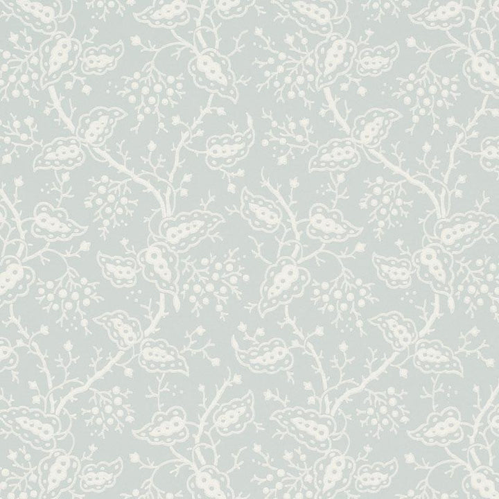 Darby Sky 5010180 by Schumacher Designer Wallpaper Wallflowers 6.75" - Swanky Fabrics -