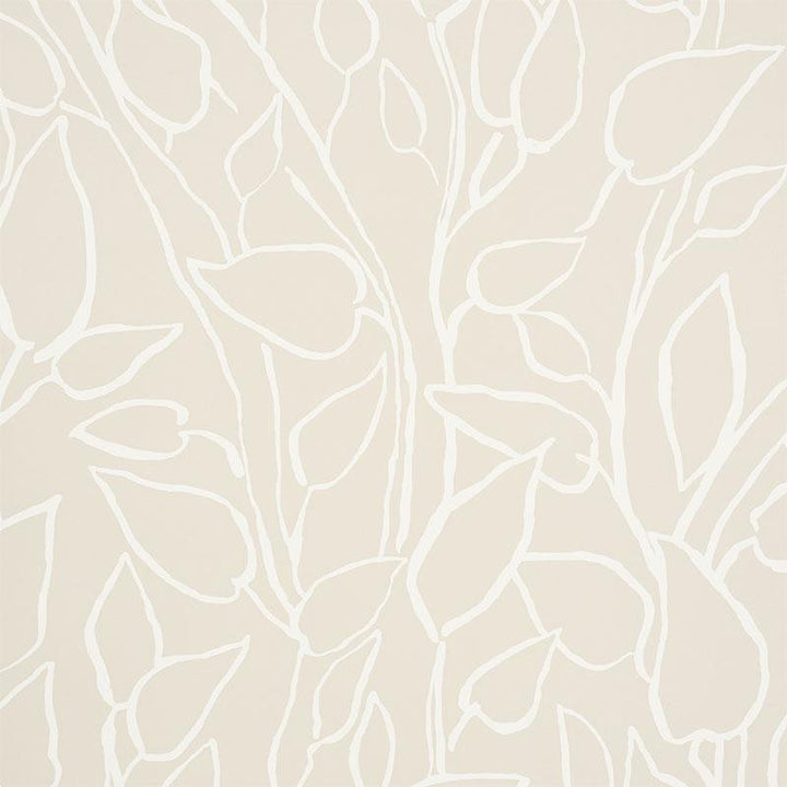 Solandra Vine Natural 5010072 by Schumacher Designer Wallpaper Freehand 26.75" - Swanky Fabrics -