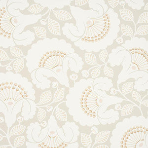 Jackie Neutral 5010372 by Schumacher Designer Wallpaper
