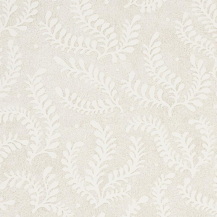 Etched Fern Natural 5010380 by Schumacher Designer Wallpaper Wallflowers 13.5" - Swanky Fabrics -