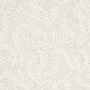 Etched Fern Natural 5010380 by Schumacher Designer Wallpaper