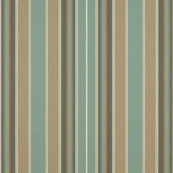 4868 Kiawah Spa by Sunbrella Designer Fabric Sunbrella Awning Stripes 100% Sunbrella® Acrylic USA or Imported 10-Year Horizontal: and Vertical: 46 in. - Swanky Fabrics -