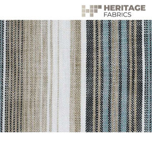 Sonoma Stripe Lake by Roth & Tompkins Designer Fabric