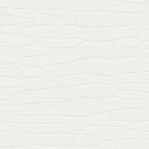 Pieter White Stone Paintable Wallpaper by Brewster Designer