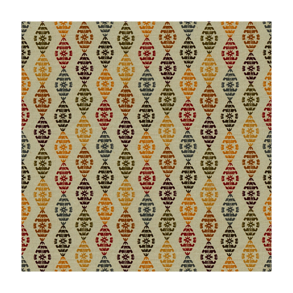 Soojini Knots Harvest by Kravet Design Designer Fabric MUSEUM OF NEW MEXICO LINEN - 65%;POLYESTER - 35% India LIGHT Horizontal: 8 and Vertical: 12.5 52 - Swanky Fabrics -