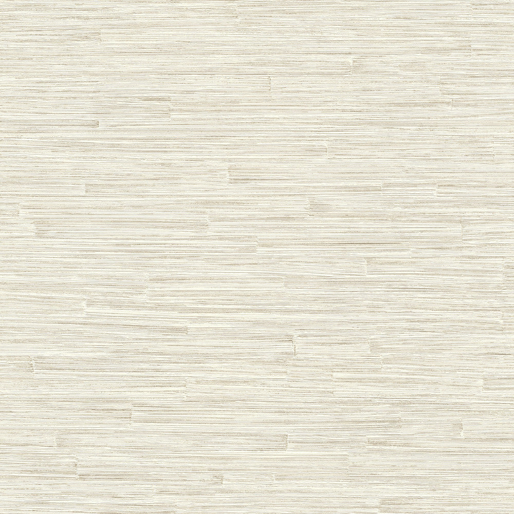 Hutton Cream Tile Wallpaper by Advantage Designer Beyond Textures Covers about 57.8 square feet 21-in by 33-ft long roll Unpasted 10.4 - Swanky Fabrics -