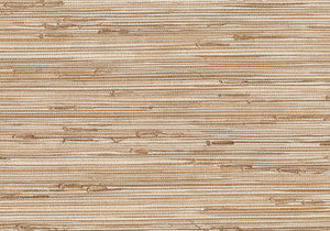 Kaziko Khaki Grasscloth Wallpaper by Advantage Designer