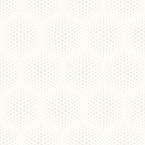 Milo White Bubble Geometric Wallpaper by Advantage Designer