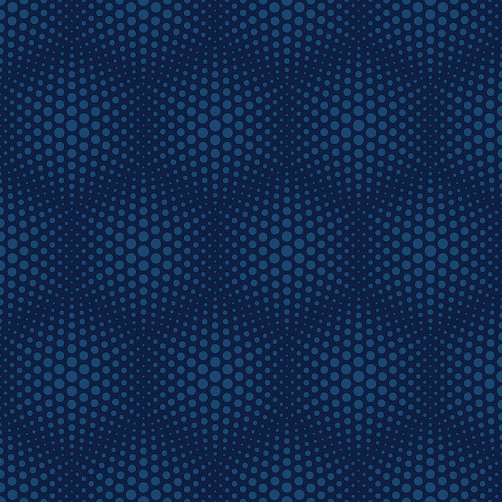 Milo Blue Bubble Geometric Wallpaper by Advantage Designer Geo & Textures Covers about 57.5 square feet 20.9-in by 33-ft long roll Unpasted 20.9 - Swanky Fabrics -