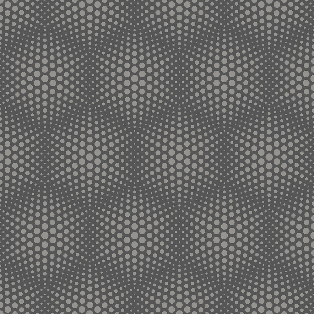 Milo Dark Grey Bubble Geometric Wallpaper by Advantage Designer Geo & Textures Covers about 57.5 square feet 20.9-in by 33-ft long roll Unpasted 20.9 - Swanky Fabrics -