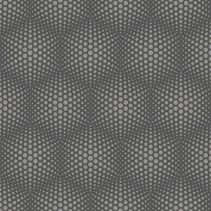 Milo Dark Grey Bubble Geometric Wallpaper by Advantage Designer