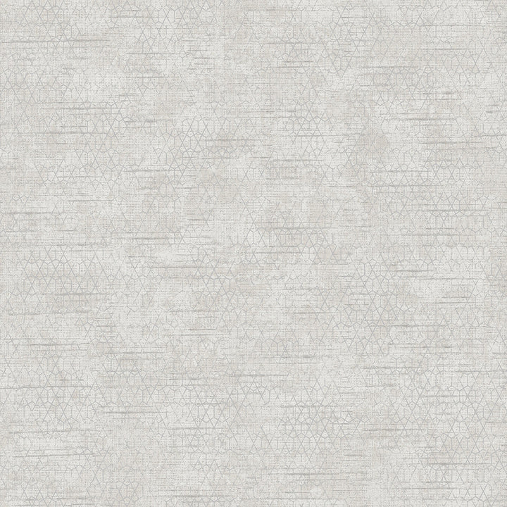 Elias Light Grey Gridline Wallpaper by Advantage Designer Geo & Textures Covers about 57.5 square feet 20.9-in by 33-ft long roll Unpasted 10.5 - Swanky Fabrics -