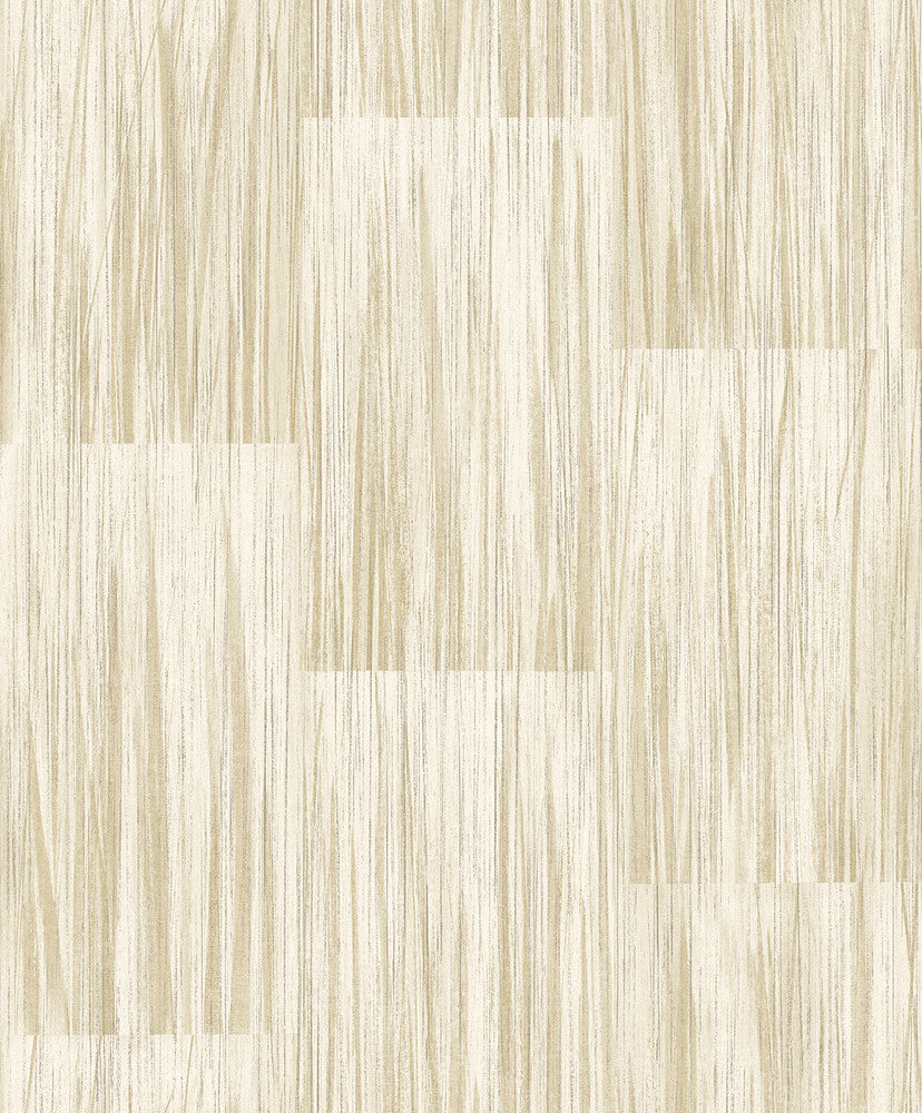 Soren Butter Striated Plank Wallpaper by Advantage Designer Geo & Textures Covers about 57.5 square feet 20.9-in by 33-ft long roll Unpasted 0 - Swanky Fabrics -