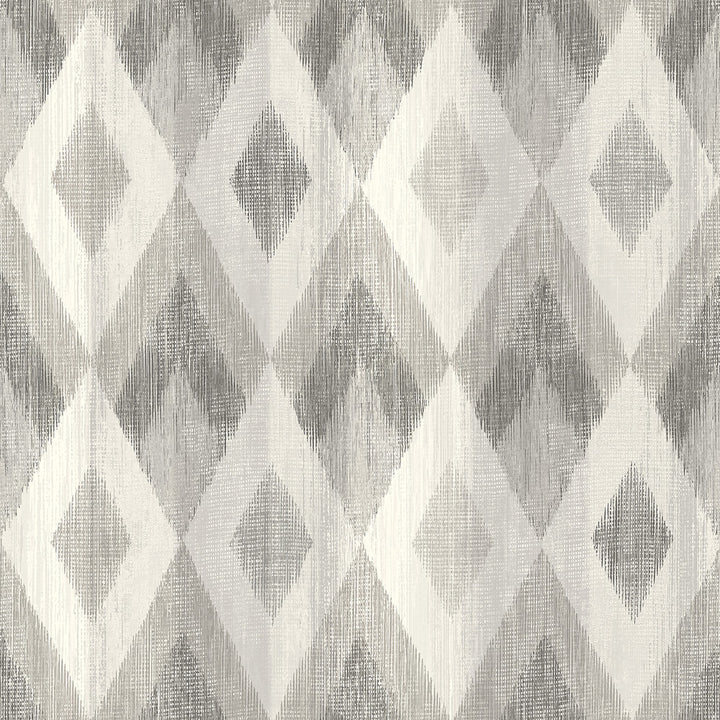 Ace Taupe Diamond Wallpaper by Advantage Designer Geo & Textures Covers about 57.5 square feet 20.9-in by 33-ft long roll Unpasted 20.9 - Swanky Fabrics -