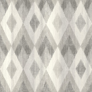Ace Taupe Diamond Wallpaper by Advantage Designer