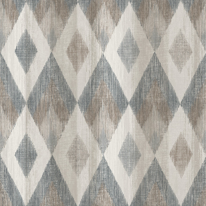Ace Wheat Diamond Wallpaper by Advantage Designer Geo & Textures Covers about 57.5 square feet 20.9-in by 33-ft long roll Unpasted 20.9 - Swanky Fabrics -