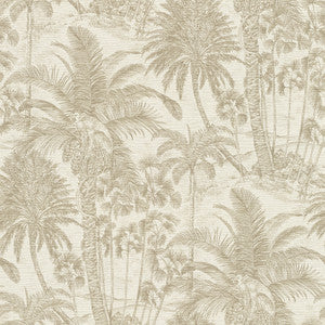 Yubi Gold Palm Trees Wallpaper by Advantage Designer
