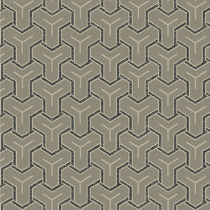 Gautier Silver Tessellate Wallpaper by Advantage Designer