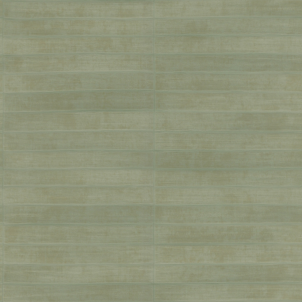 Dermot Light Green Horizontal Stripe Wallpaper by Advantage Designer Passport Covers about 57.5 square feet 20.9-in by 33-ft long roll Unpasted 10.4 - Swanky Fabrics -