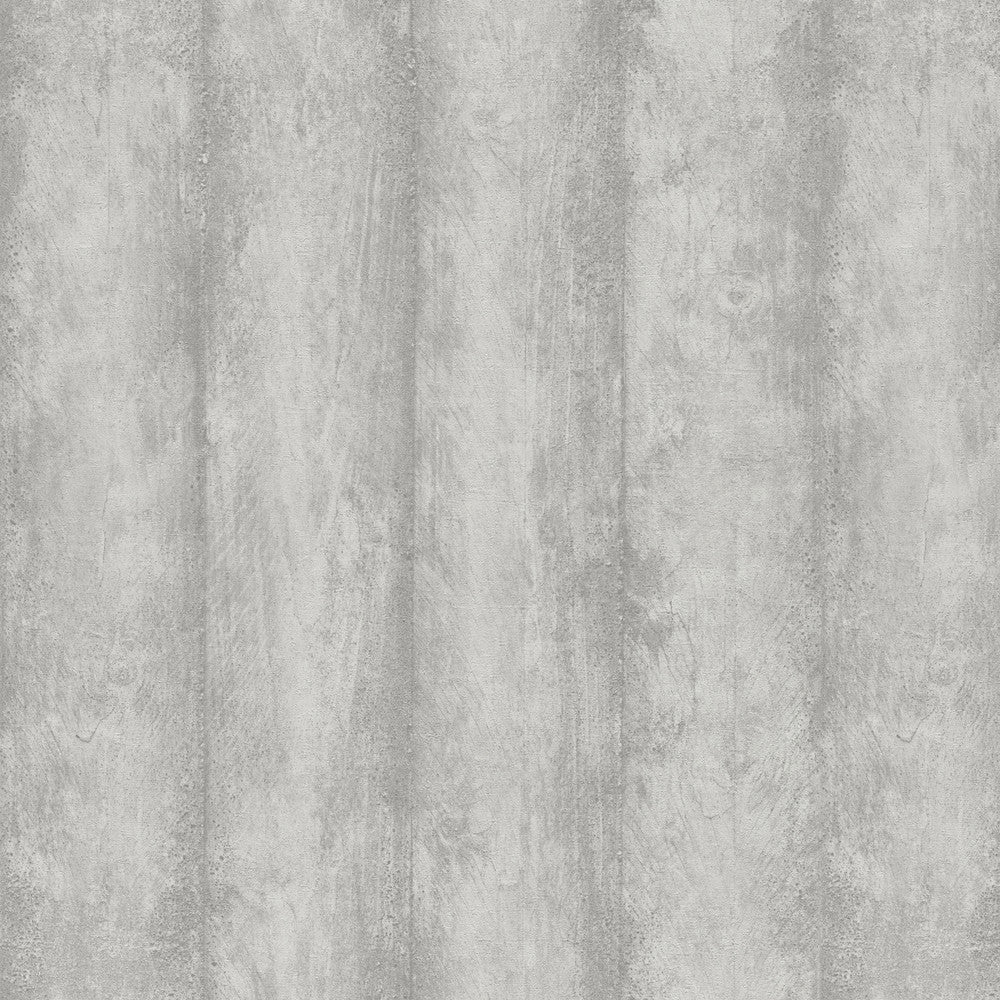 Flint Light Grey Wood Wallpaper by Advantage Designer Passport Covers about 57.5 square feet 20.9-in by 33-ft long roll Unpasted 0 - Swanky Fabrics -