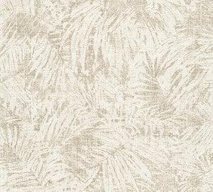 Torquino Off White Fronds Wallpaper by Advantage Designer