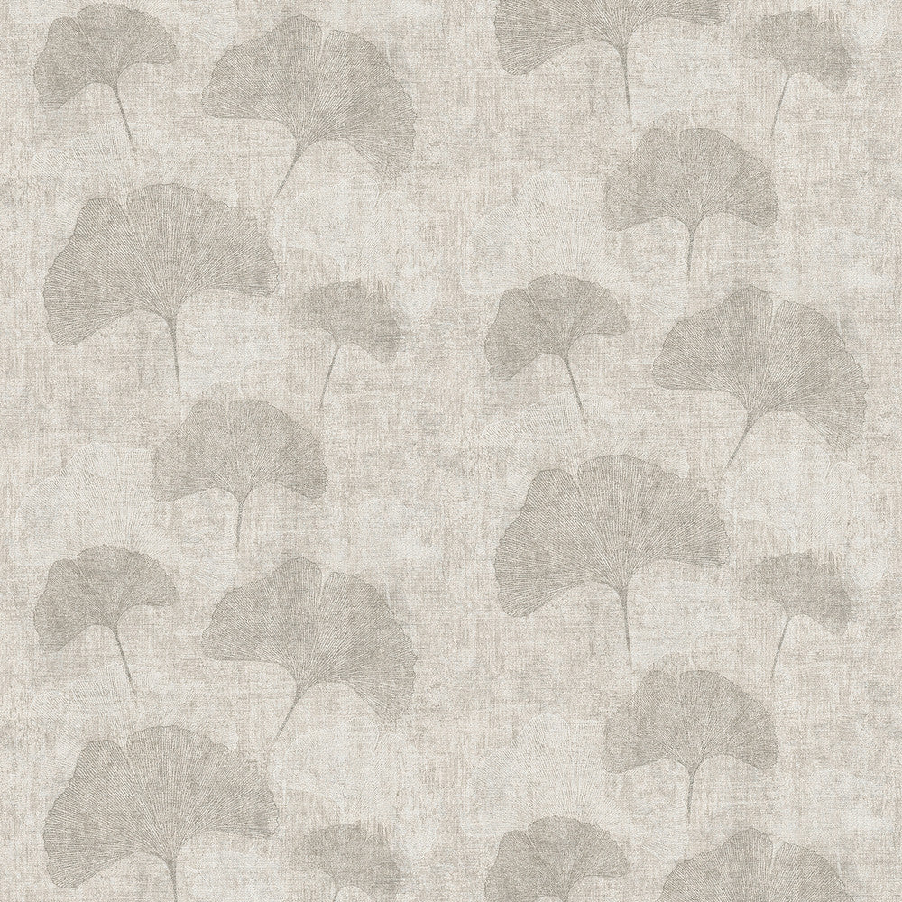 Fairlane Silver Floral Wallpaper by Advantage Designer Cuba Covers about 57.5 square feet 20.9-in by 33-ft long roll Unpasted 0 - Swanky Fabrics -