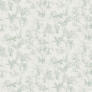 Zapata Green Tropical Jungle Wallpaper by Advantage Designer