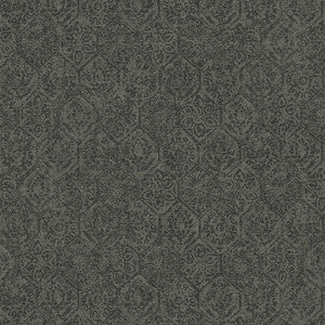 Edsel Charcoal Geometric Wallpaper by Advantage Designer
