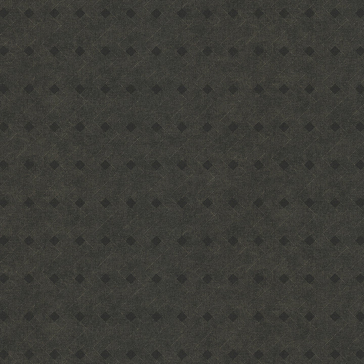 Peugot Black Geometric Wallpaper by Advantage Designer Cuba Covers about 57.5 square feet 20.9-in by 33-ft long roll Unpasted 0 - Swanky Fabrics -