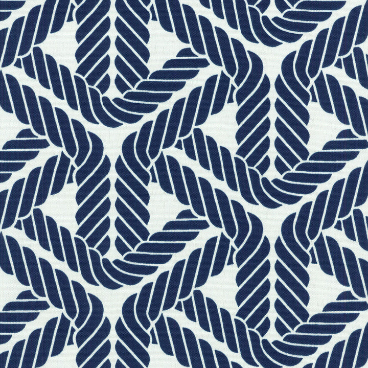Topsail Trellis Navy 404652 by PKL Studio Outdoor Designer Fabric - 100% Spun Polyester USA 51000 Horizontal: 4.5 and Vertical: 4.5 54 - Swanky Fabrics -
