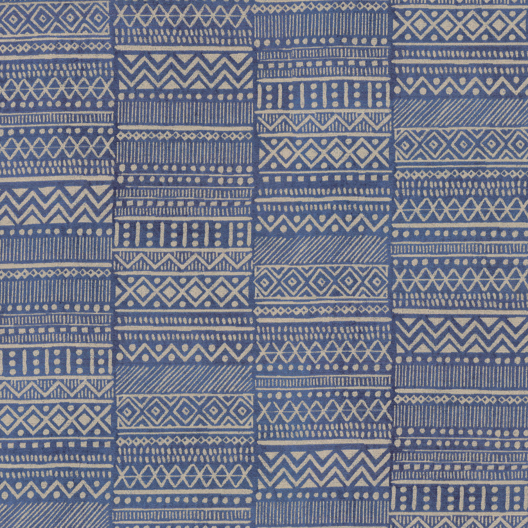 PKL Studio Fabric Bamako Stripe Lapis 405961 - 7 Yards