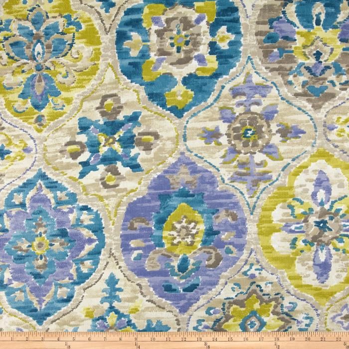 P Kaufmann Fabric Ali Baba Twill Turquoise 6 1/4 Yards