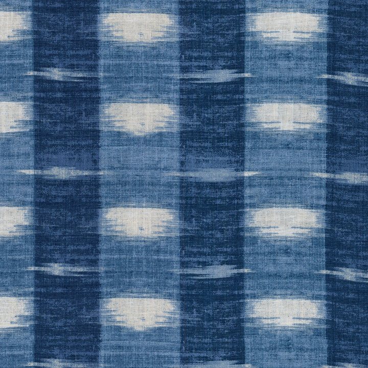 Sashika Plaid Baltic 407080 by PKL Studio Designer Fabric CULTURAL LIFE 55% Linen 45% Rayon CHINA Wyzenbeek 24,000 Horizontal: 27.00" and Vertical: 9.00" 54" - Swanky Fabrics -