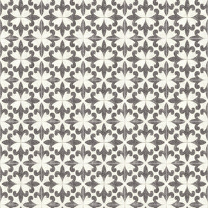 Remy Black Fleur Tile Wallpaper by Chesapeake Designer