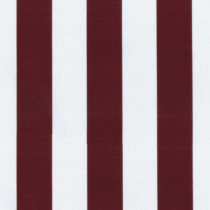 Canopy Stripe Claret 407342 by PKL Studio Outdoor Designer Fabric - 100% Spun Polyester Pakistan 51000 Horizontal: 0 and Vertical: 4.5 54 - Swanky Fabrics -