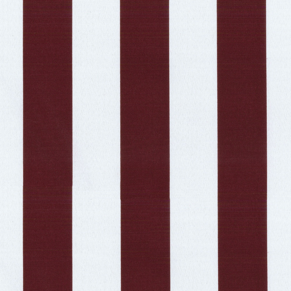 CANOPY STRIPE Claret 407342 by PKL Studio Outdoor Designer Fabric - Base: 50% Cotton 50% Polyester, Emb: 100% Poly Pakistan 51000 Horizontal: 0 and Vertical: 4.5 54 - Swanky Fabrics -